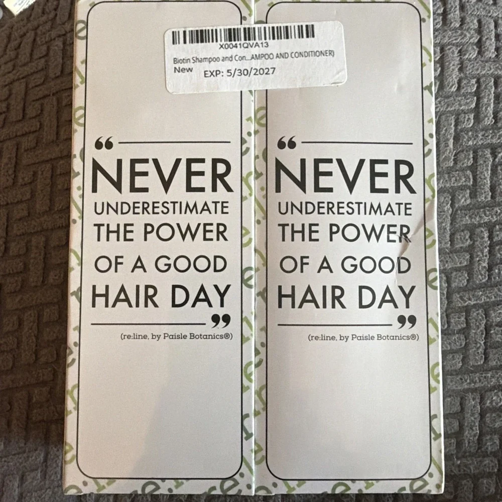 Re:line Biotin Thickening Shampoo & Conditioner Hair Growth Set 8 oz